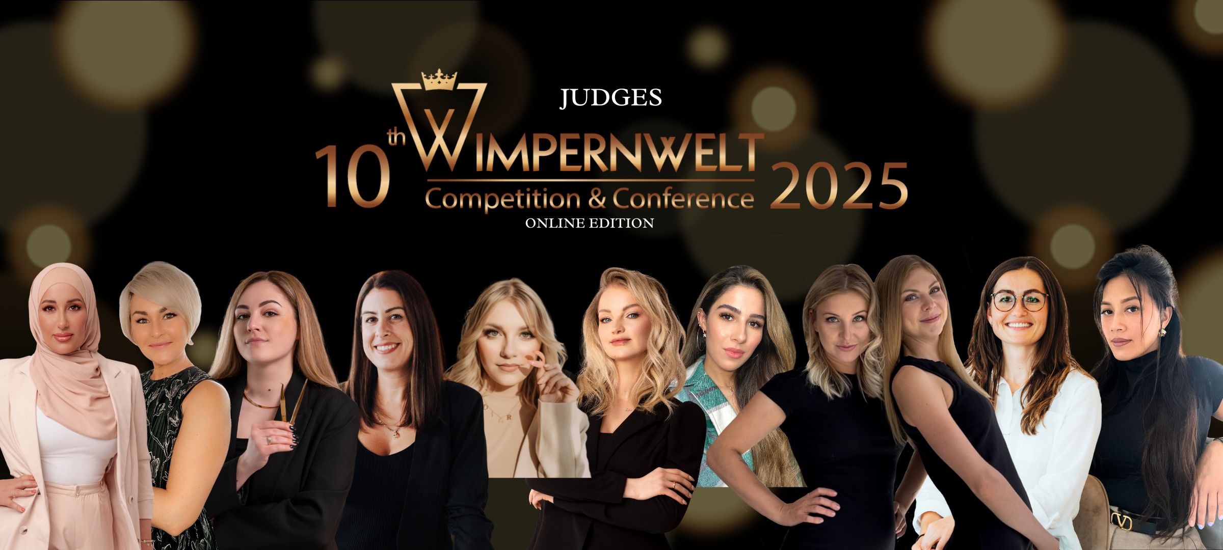 Jury Judges Banner Wimpernwelt 2025