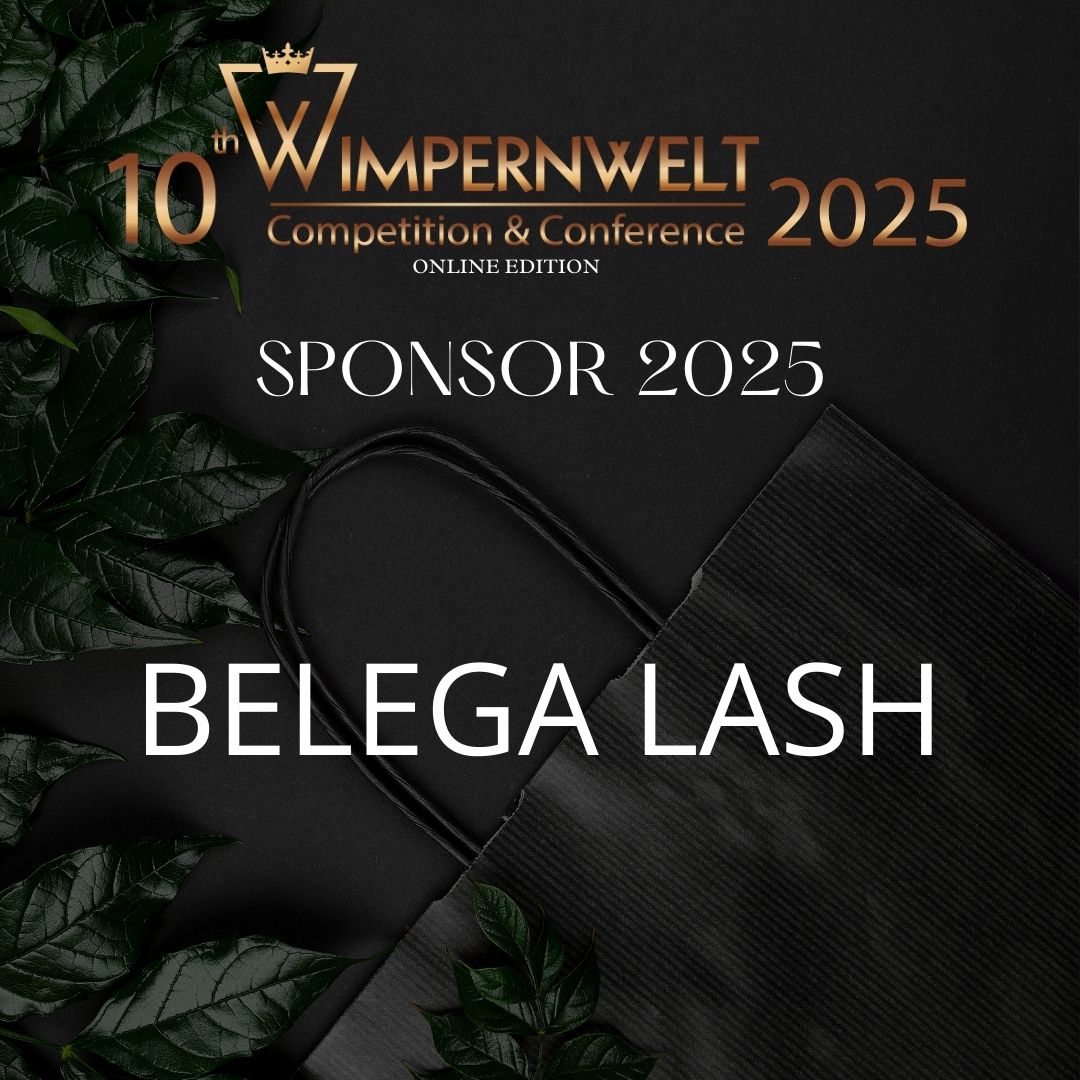 Wimpernweltmeisterschaft Sponsor Belegalash
