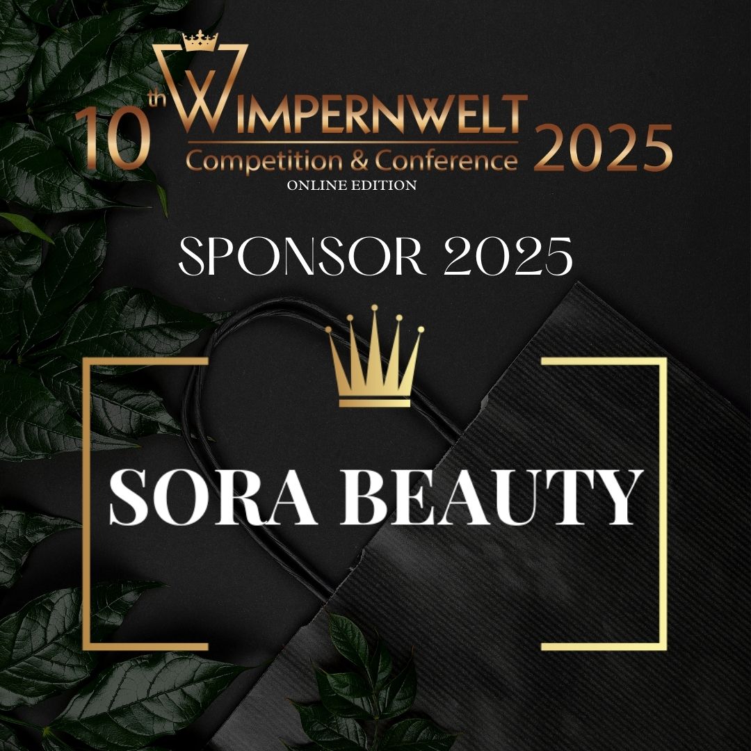 Wimpernweltmeisterschaft Sponsor Sora Beauty