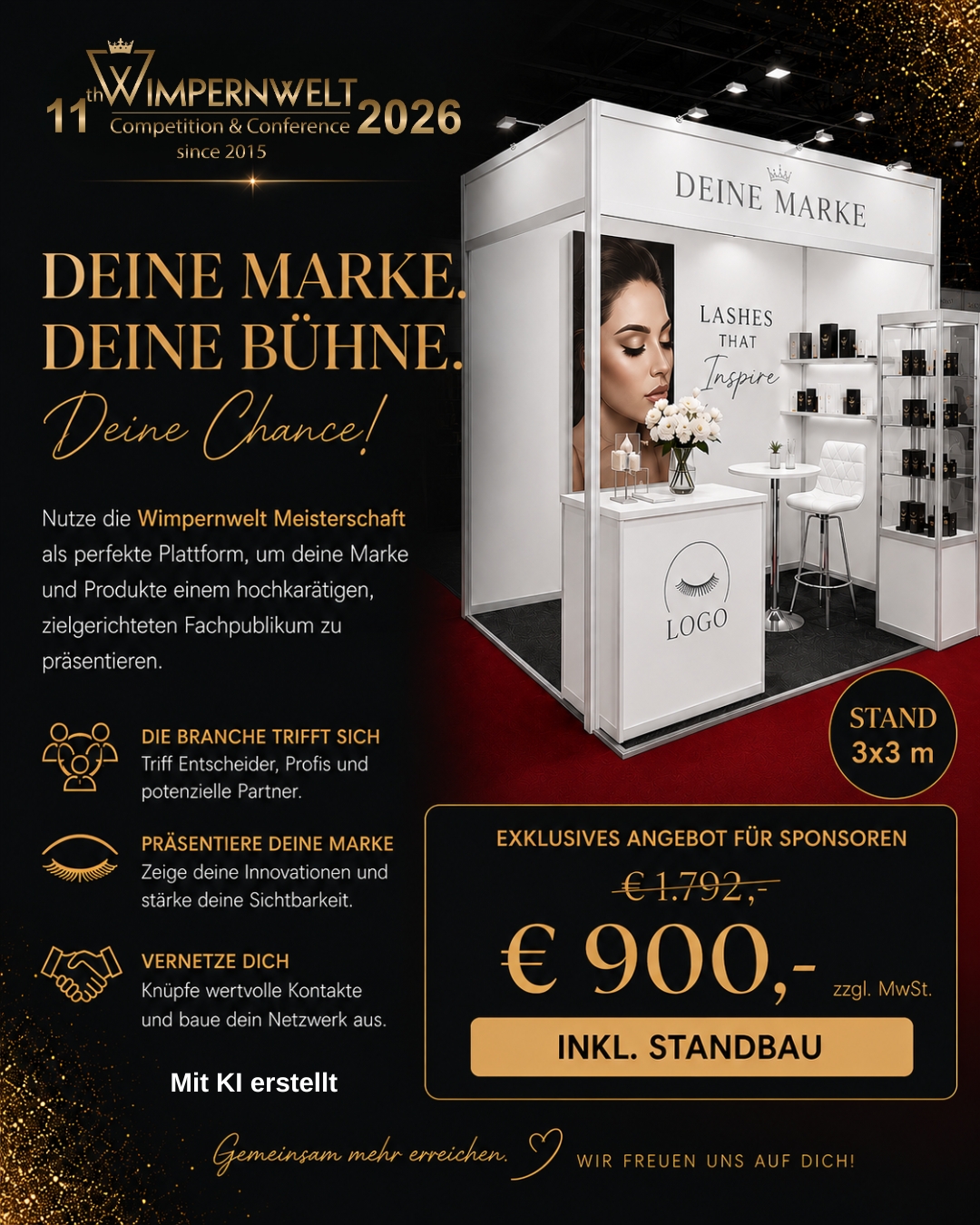 Sponsoren Pakete Messestand