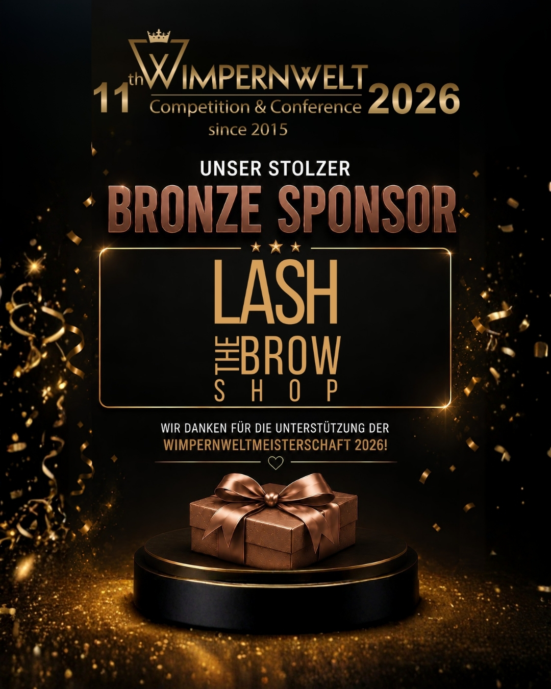 The Lash & Brow Shop Bronze Sponsor 2026